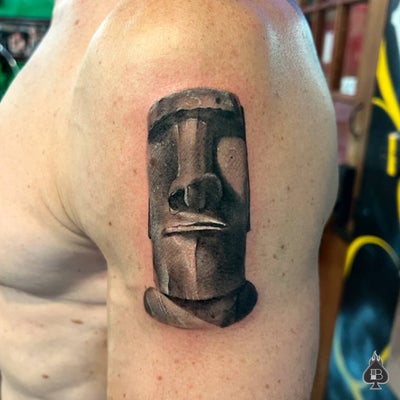 Black Ink — moai